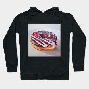 Black Forest Donut Painting 2 Hoodie